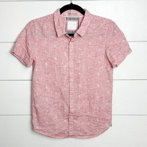 Button down palm tree shirt